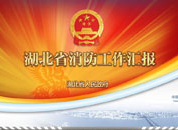 省消防工作匯報PPT展示 工作匯報PPT