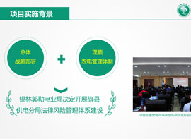 錫林郭勒電業(yè)局開設供電分局項目匯報PPT展示 項